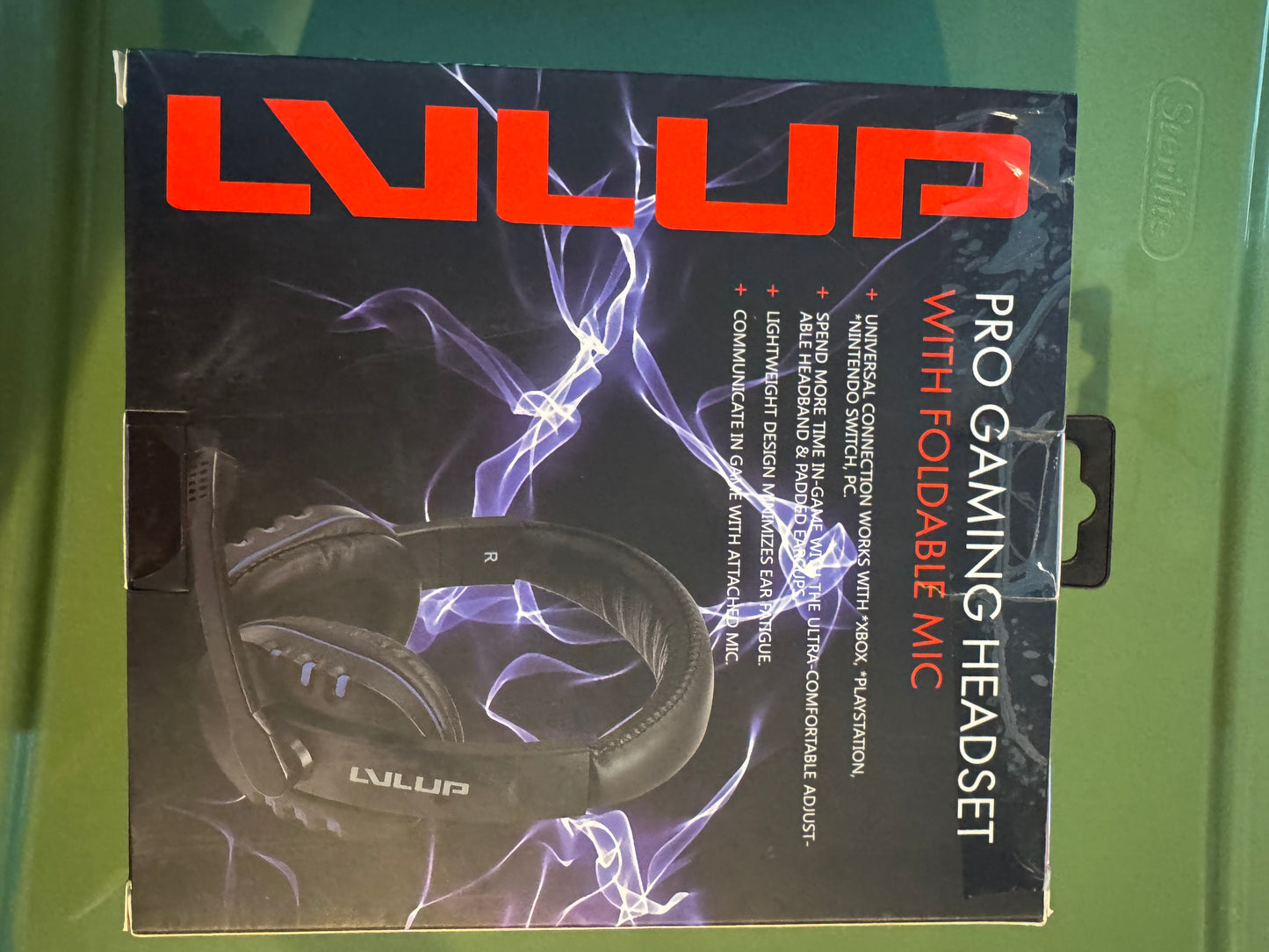 Lulup Pro Gaming Headset w/ Foldable Mic 🔥 Compatible PS4/PS4pro/XBOXone/PC NEW